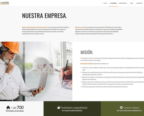 Diseño web Santa Lucía