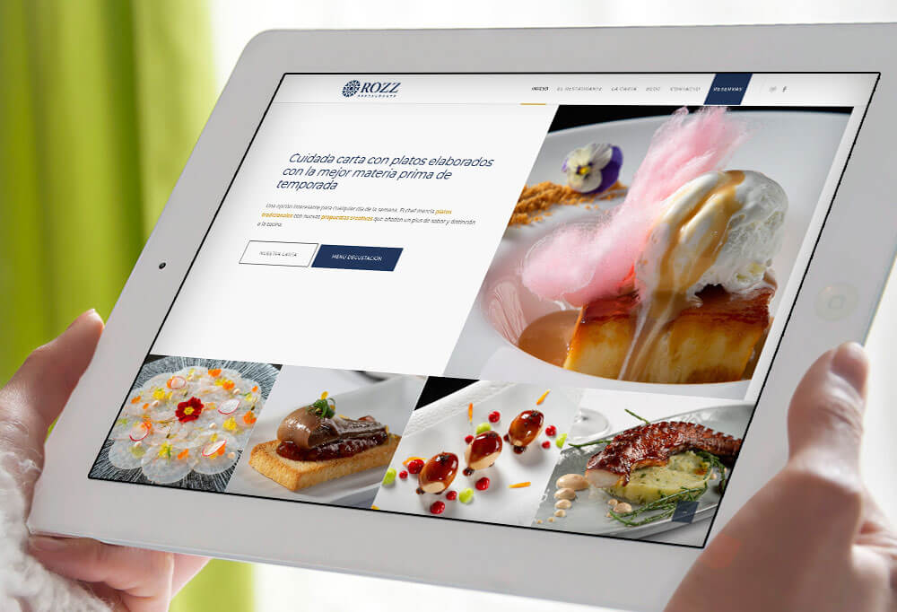 Diseño web y marketing digital Sevilla Rozz Restaurante