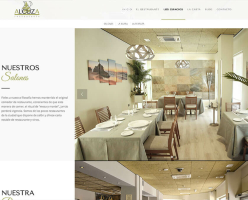 Diseño web y marketing digital Sevilla Restaurante Alcuza