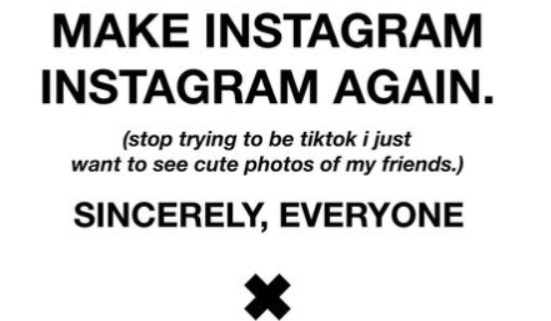 make instagram instagram again