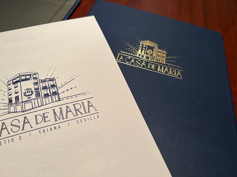 Diseño gráfico Sevilla Restaurante La Casa de María